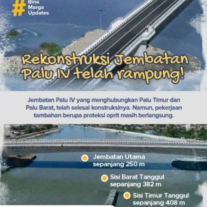 Jembatan IV Palu, FOTO : IG BPJN Sulteng