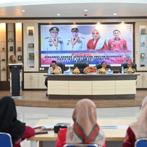 Wagub Sulteng dr Reny A Lamadjido saat membuka Diklat Pengawasan Pemeriksaan Dampak Pelaksanaan Urusan Pemerintah Konkuren Lingkup Provinsi Sulteng Tahun 2025, di aula sinergitas BPSDM, Senin (7/7/2025). FOTO : BERANI MEDIA