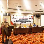 Bupati Sigi Mohamad Rizal Intjenae membuka kegiatan uji kompetensi PPTP di Lingkungan Pemerintah Daerah Kabupaten Sigi Tahun 2025, di Hotel Hotel Best Western Plus Coco Palu, Senin (7/7/2025). FOTO : MEGALIT