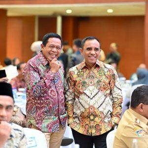 Gubernur Sulteng saat menghadiri Rakernis Dirjen Penataan Ruang Laut KKP, yang digelar di Hotel Borobudur, Jakarta, Senin (15/7/2025). FOTO : BERANI MEDIA