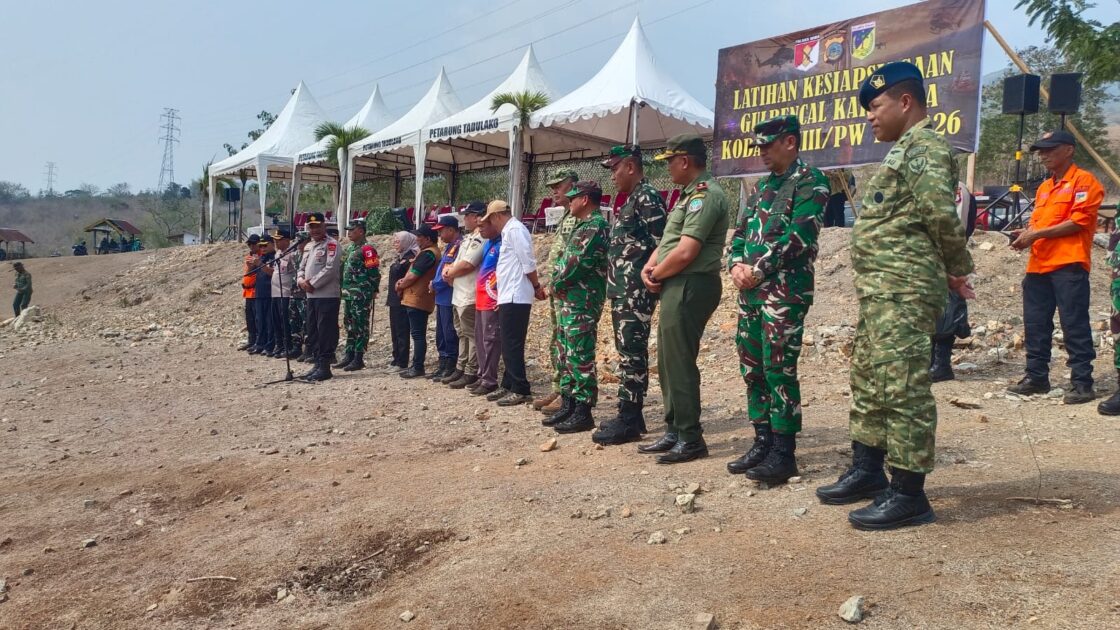 Kodam XXIII/PW Gelar Latihan Gulbencal Karhutla di Sigi, Perkuat Kesiapsiagaan Lintas Sektor